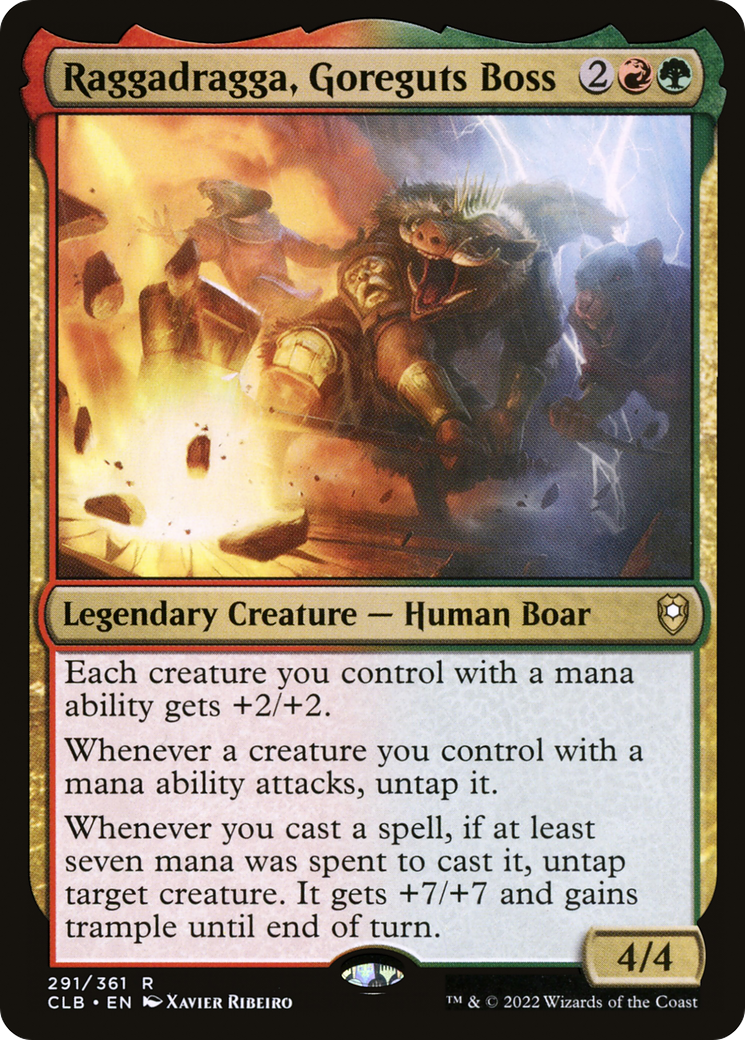 Raggadragga, Goreguts Boss [Commander Legends: Battle for Baldur's Gate] Foil