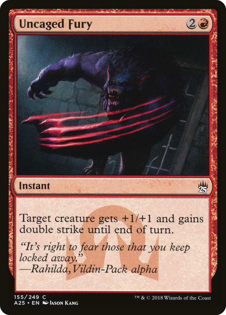 Uncaged Fury [Masters 25] Foil