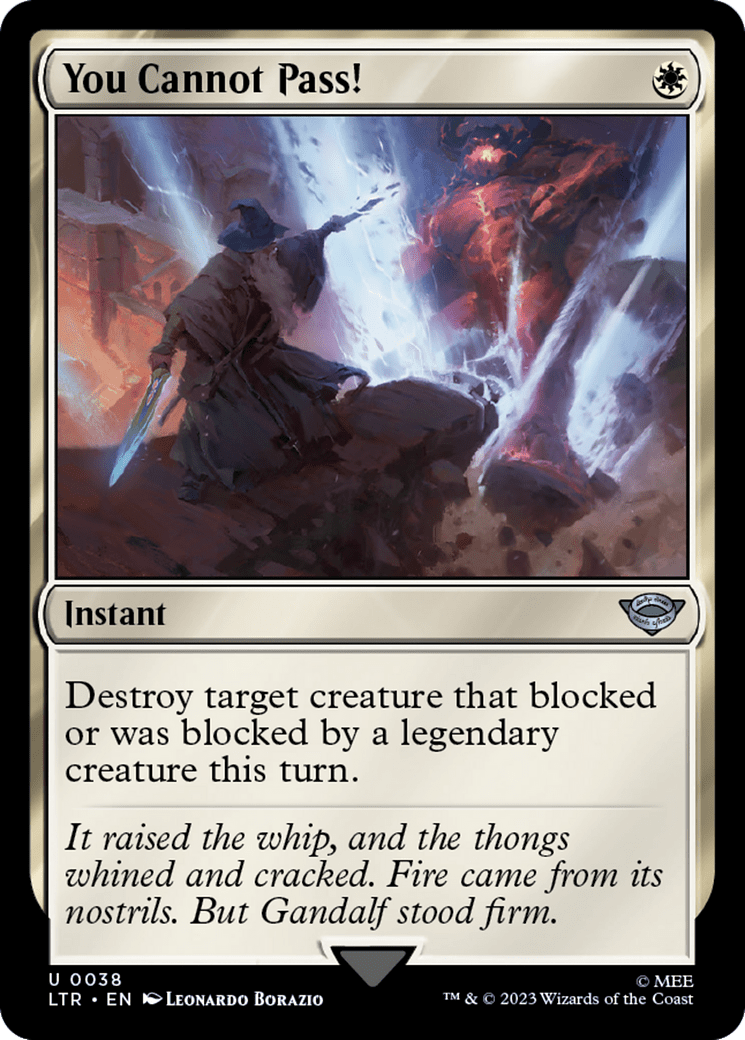 You Cannot Pass! [The Lord of the Rings: Tales of Middle-Earth] Foil