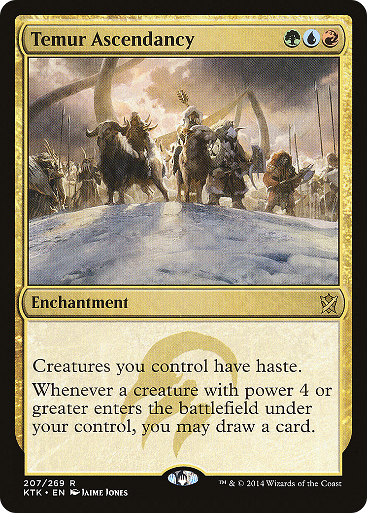Temur Ascendancy [Khans of Tarkir] Foil