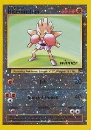 Hitmonchan  [Winner] 2- Best of Promos Reverse Holofoil