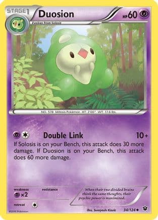 Duosion 34/124 - XY  Fates Collide Reverse Holofoil