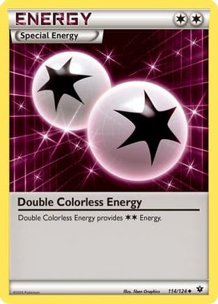 Double Colorless Energy 114/124 - XY  Fates Collide Reverse Holofoil