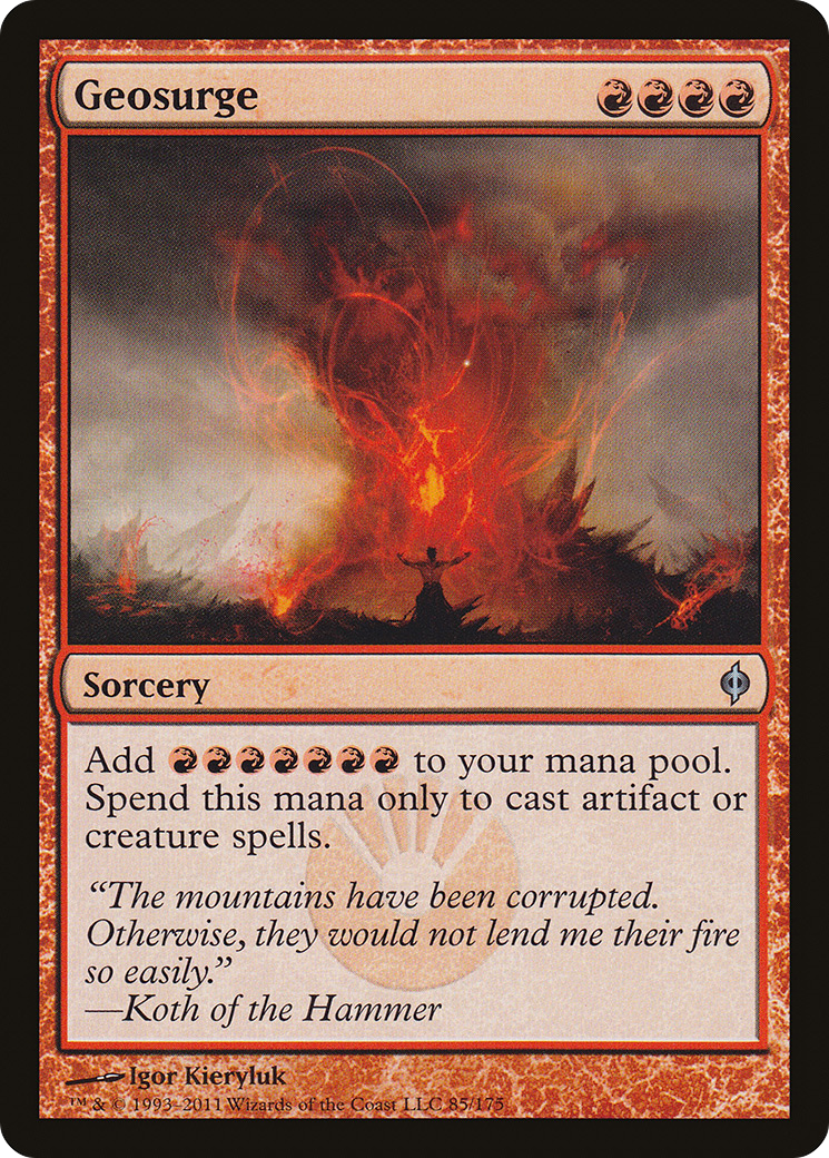 Geosurge [New Phyrexia] Foil