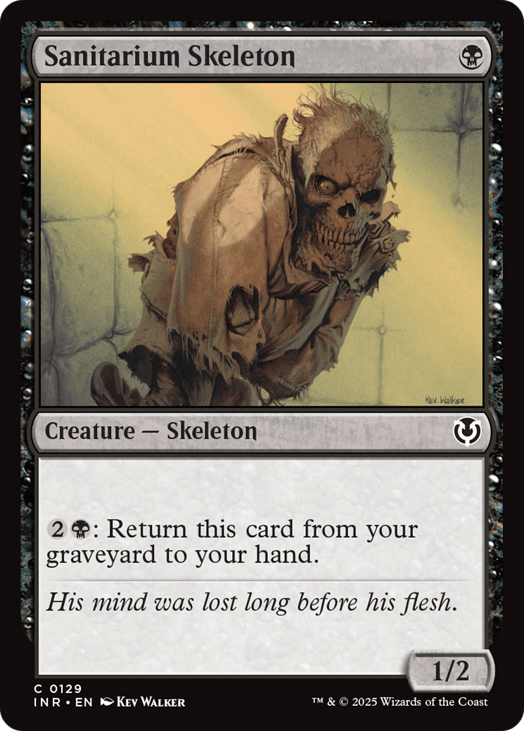 Sanitarium Skeleton (-129) [Innistrad Remastered]  Foil