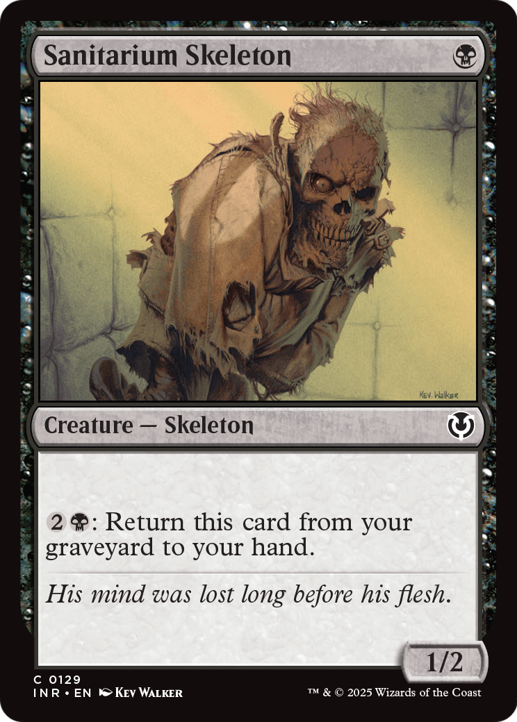 Sanitarium Skeleton (-129) [Innistrad Remastered]  Foil
