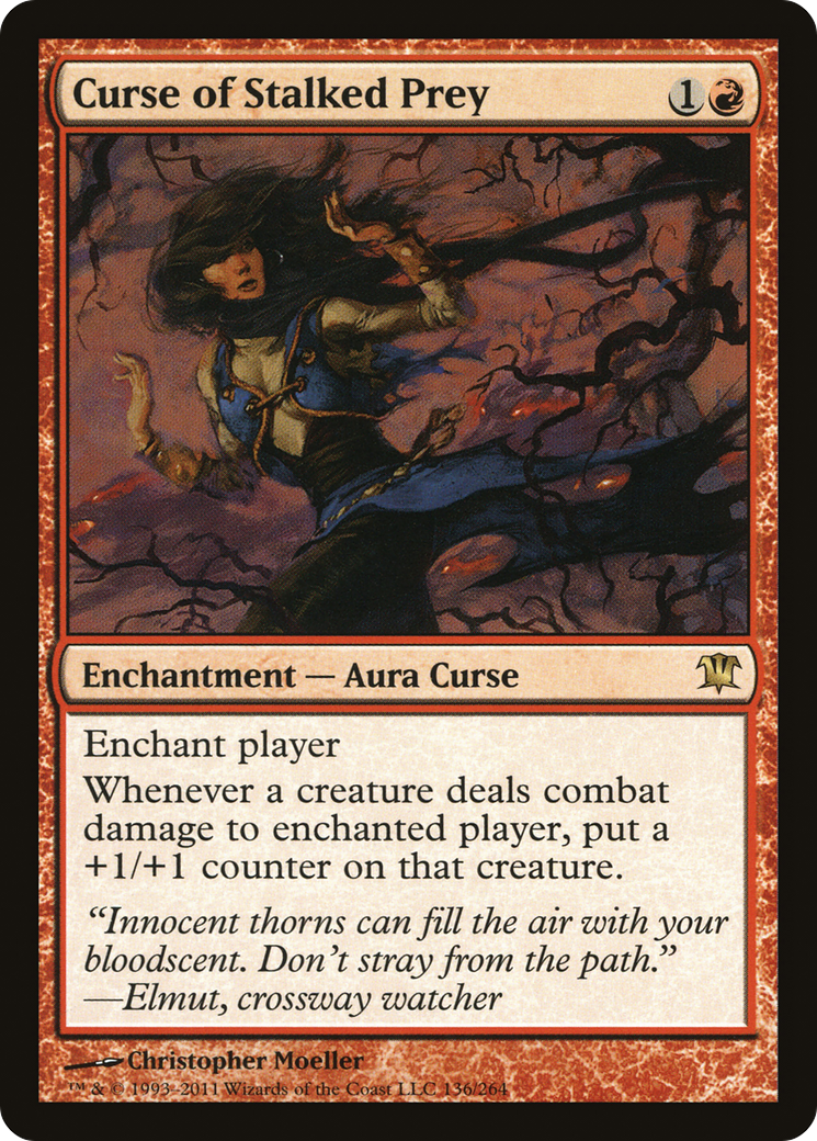 Curse of Stalked Prey [Innistrad] Foil