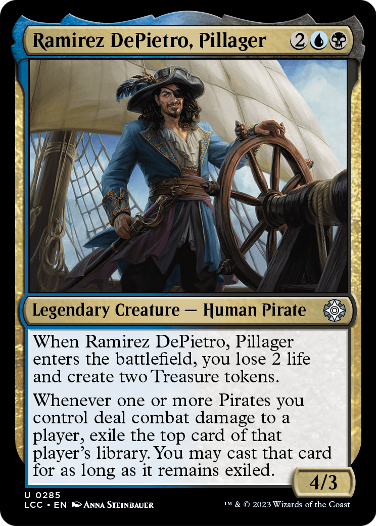 Ramirez DePietro, Pillager (LCC-285) - The Lost Caverns of Ixalan Commander