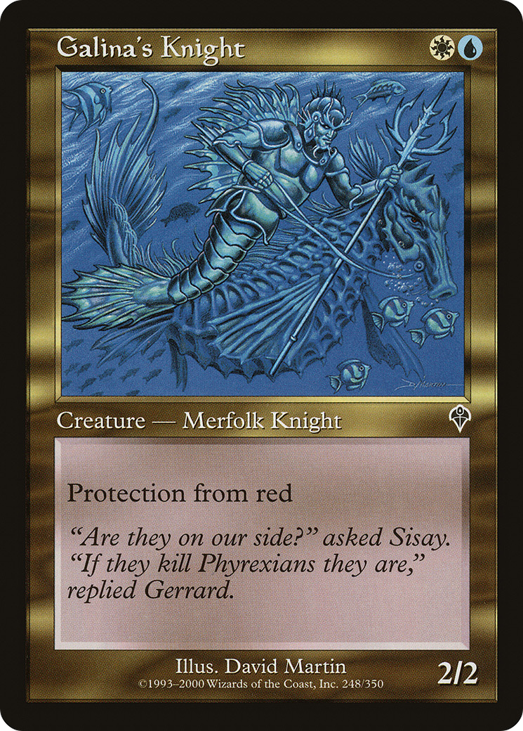 Galina's Knight [Invasion] Foil
