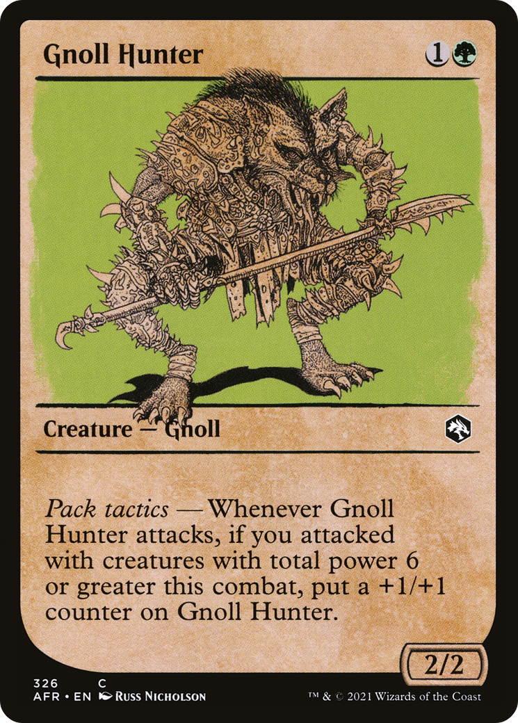 Gnoll Hunter (Showcase) [Dungeons & Dragons: Adventures in the Forgotten Realms] Foil