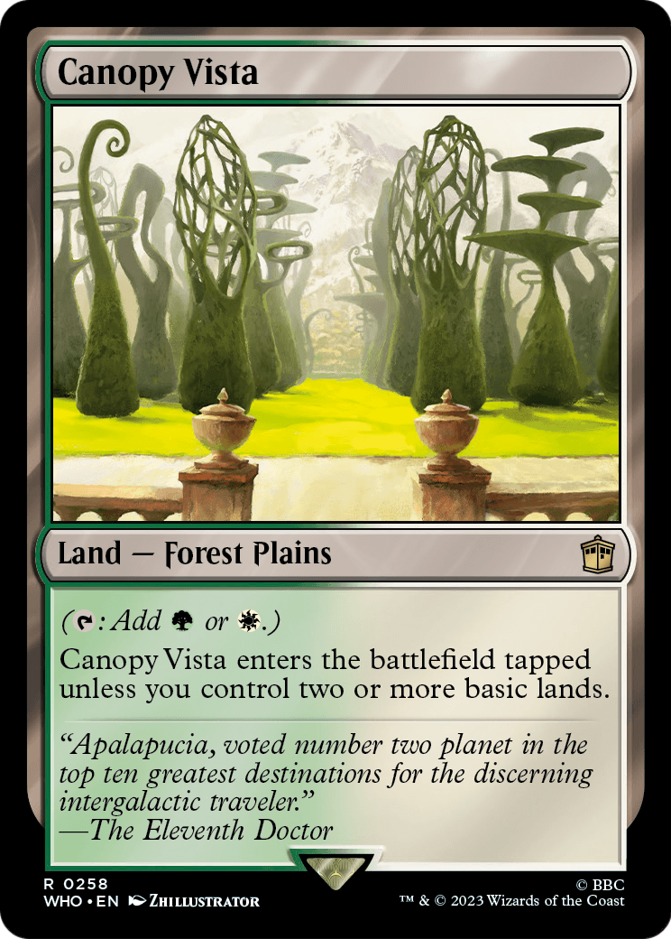 Canopy Vista [Doctor Who] Foil