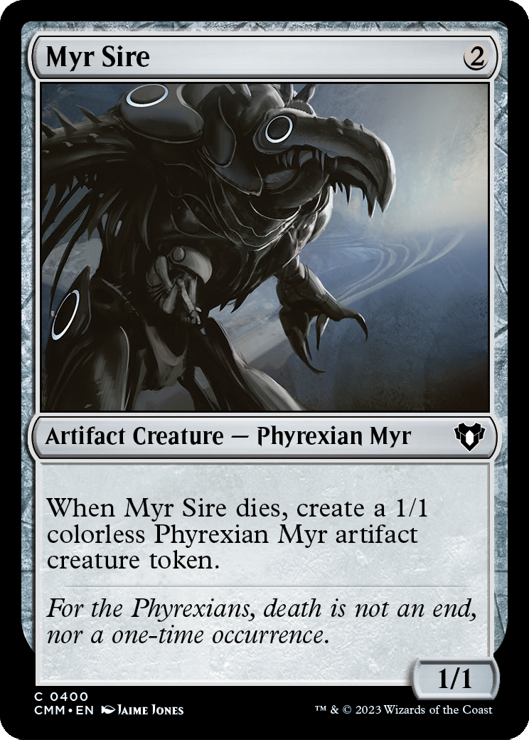Myr Sire [Commander Masters] Foil