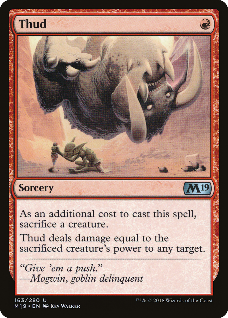 Thud [Core Set 2019] Foil