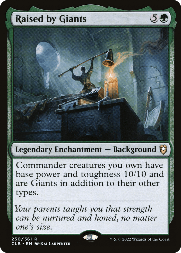 Raised by Giants [Commander Legends: Battle for Baldur's Gate] Foil