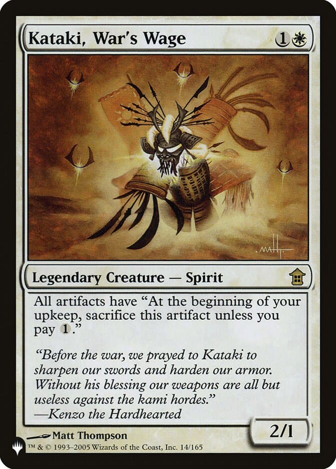 Kataki, War's Wage |  (SOK-14) [The List]