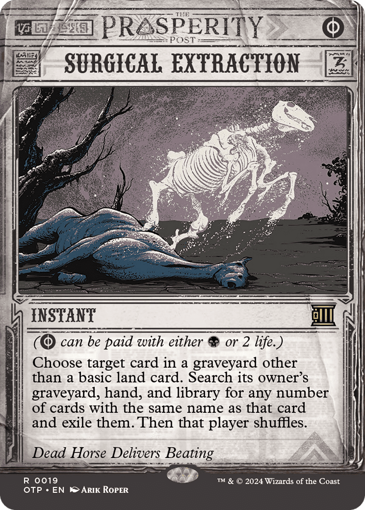 Surgical Extraction [Outlaws of Thunder Junction: Breaking News] Foil