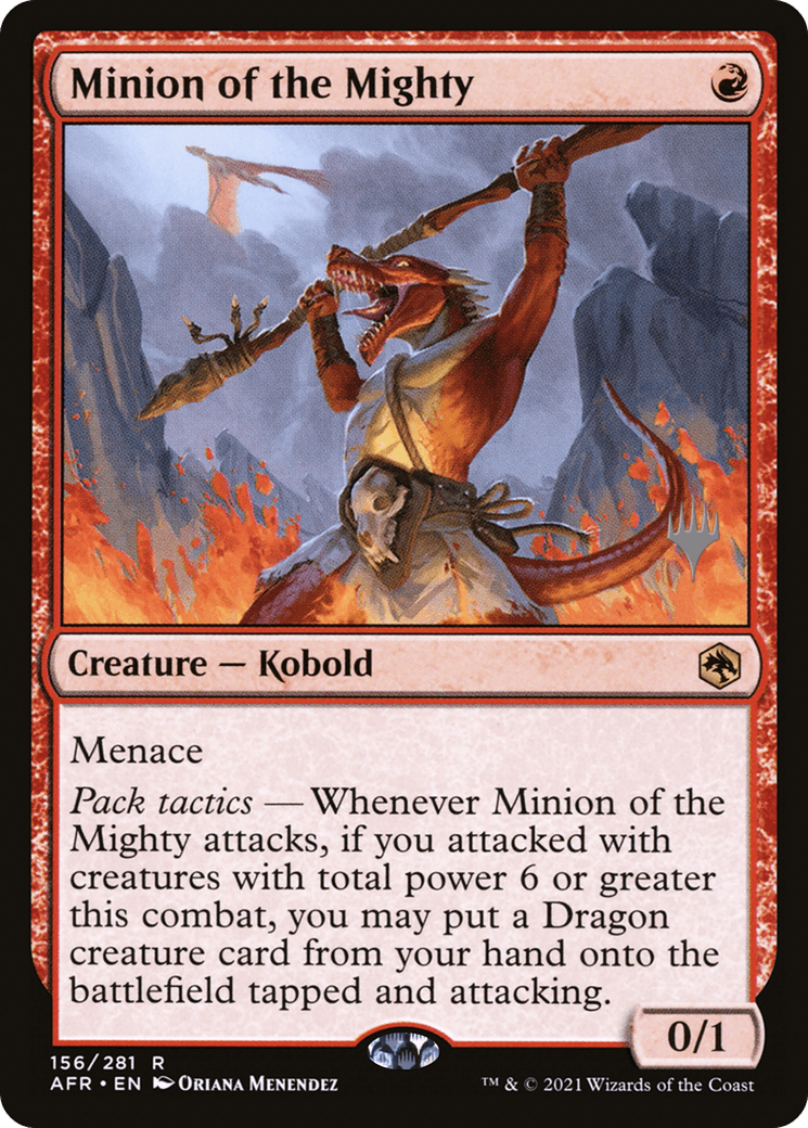 Minion of the Mighty (Promo Pack) [Dungeons & Dragons: Adventures in the Forgotten Realms Promos] Foil
