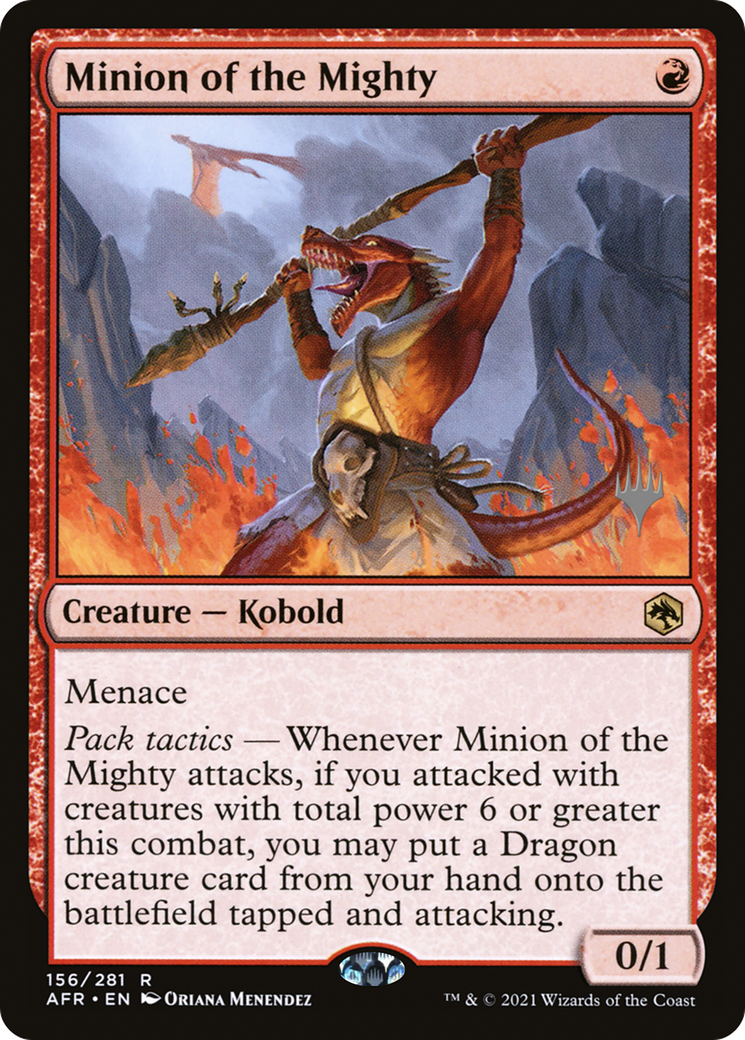 Minion of the Mighty (Promo Pack) [Dungeons & Dragons: Adventures in the Forgotten Realms Promos] Foil