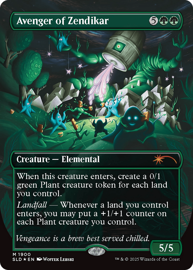 Avenger of Zendikar (Double Rainbow Foil) (1900) [Secret Lair Drop Series]  Foil