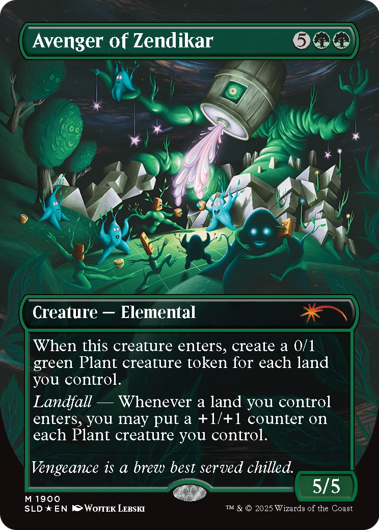 Avenger of Zendikar (Double Rainbow Foil) (1900) [Secret Lair Drop Series]  Foil