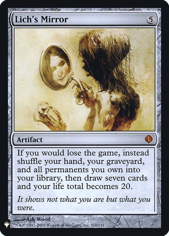 Lich's Mirror |  Foil (ALA-210) [The List]
