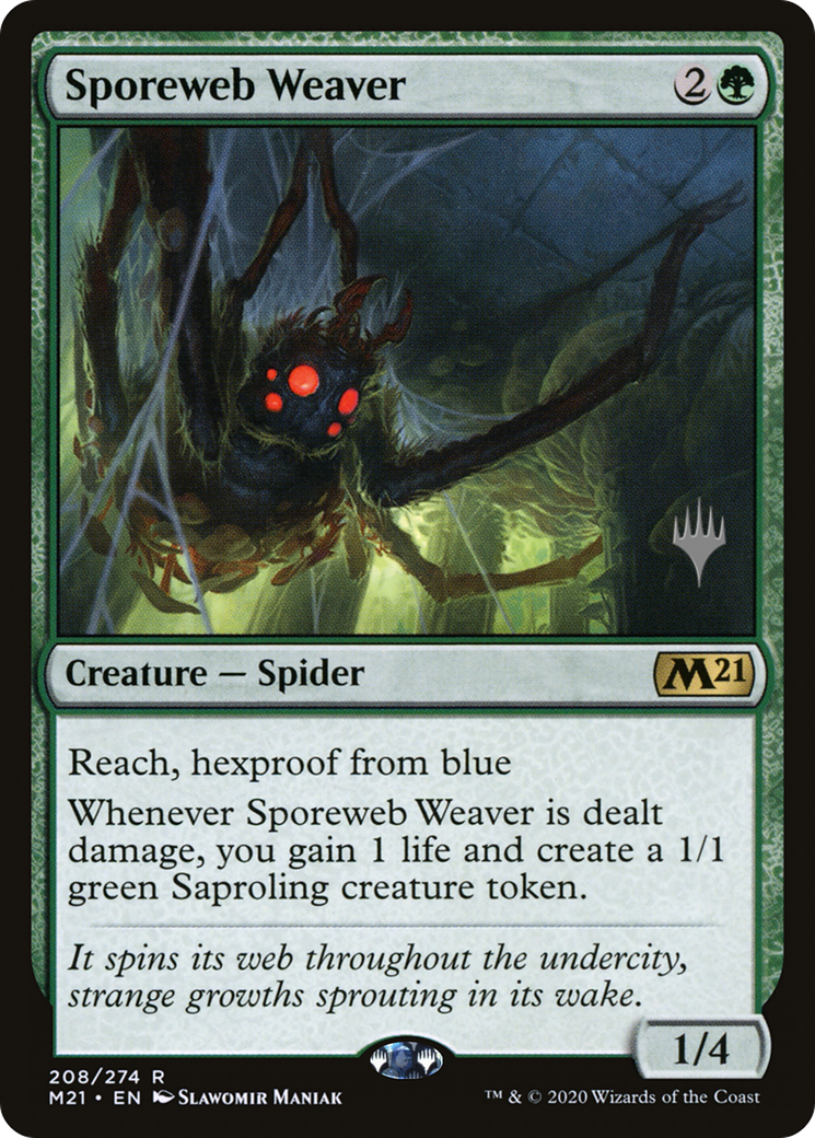 Sporeweb Weaver (Promo Pack) [Core Set 2021 Promos] Foil
