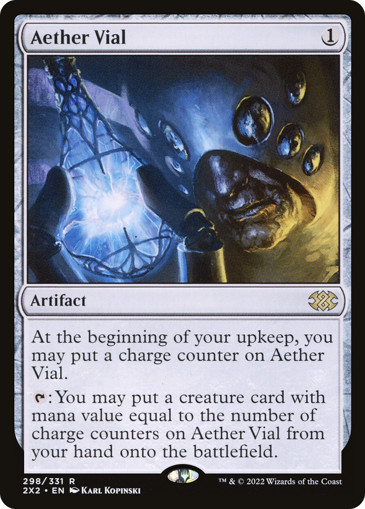 Aether Vial [Double Masters 2022] Foil