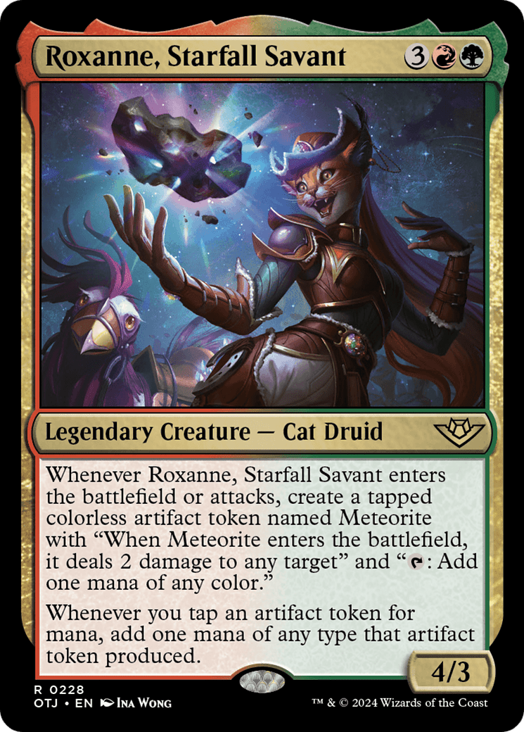 Roxanne, Starfall Savant [Outlaws of Thunder Junction] Foil