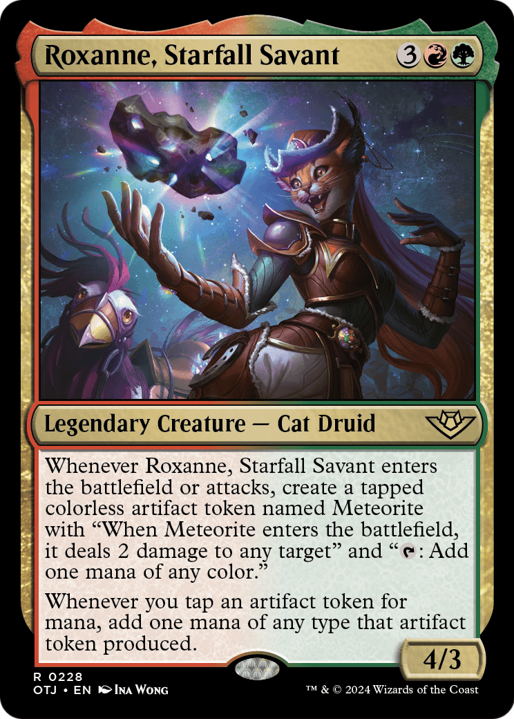 Roxanne, Starfall Savant [Outlaws of Thunder Junction] Foil