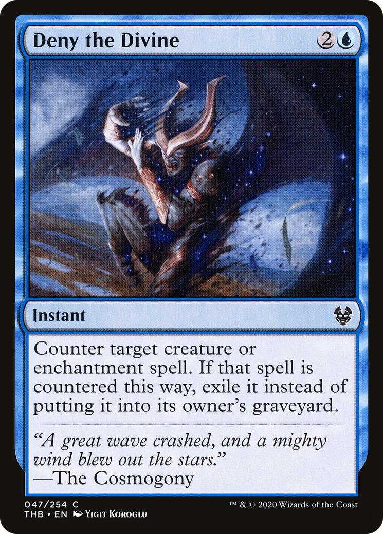 Deny the Divine [Theros Beyond Death] Foil