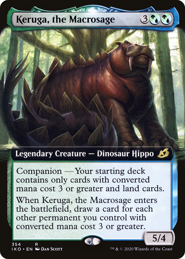 Keruga, the Macrosage (Extended Art) [Ikoria: Lair of Behemoths] Foil