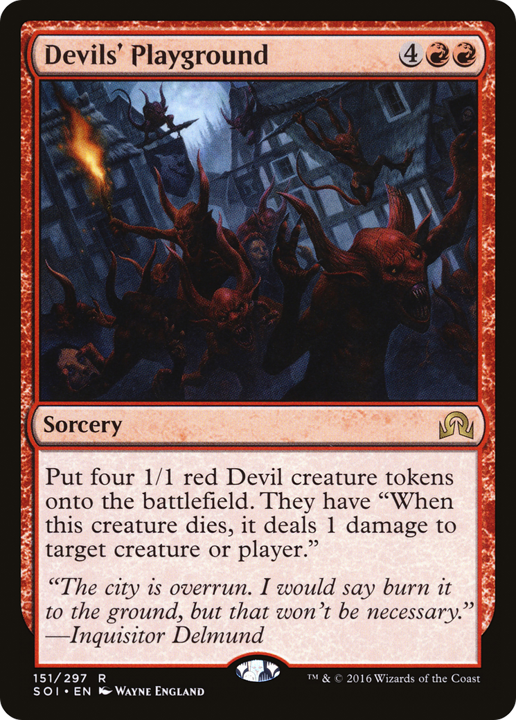 Devils' Playground [Shadows over Innistrad] Foil