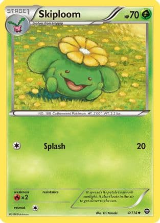 Skiploom 004  XY  Steam Siege - Uncommon