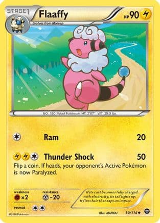 Flaaffy 039/114 - XY  Steam Siege Reverse Holofoil