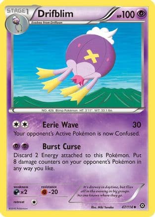 Drifblim 047/114 - XY  Steam Siege Reverse Holofoil