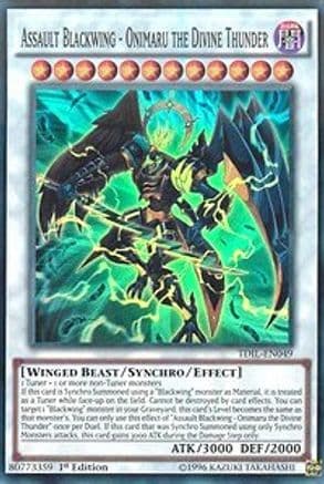 Assault Blackwing - Onimaru the Divine Thunder [TDIL-EN049] Super Rare