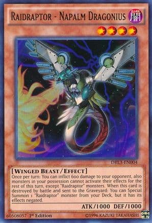 Raidraptor - Napalm Dragonius [DRL3-EN004] Ultra Rare