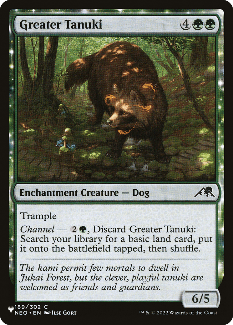 Greater Tanuki |  (NEO-189) [The List]