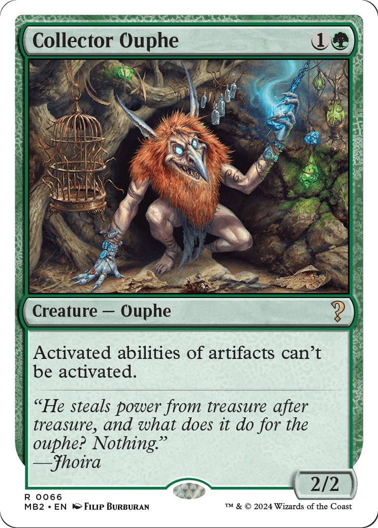 Collector Ouphe (White Border) [Mystery Booster 2]