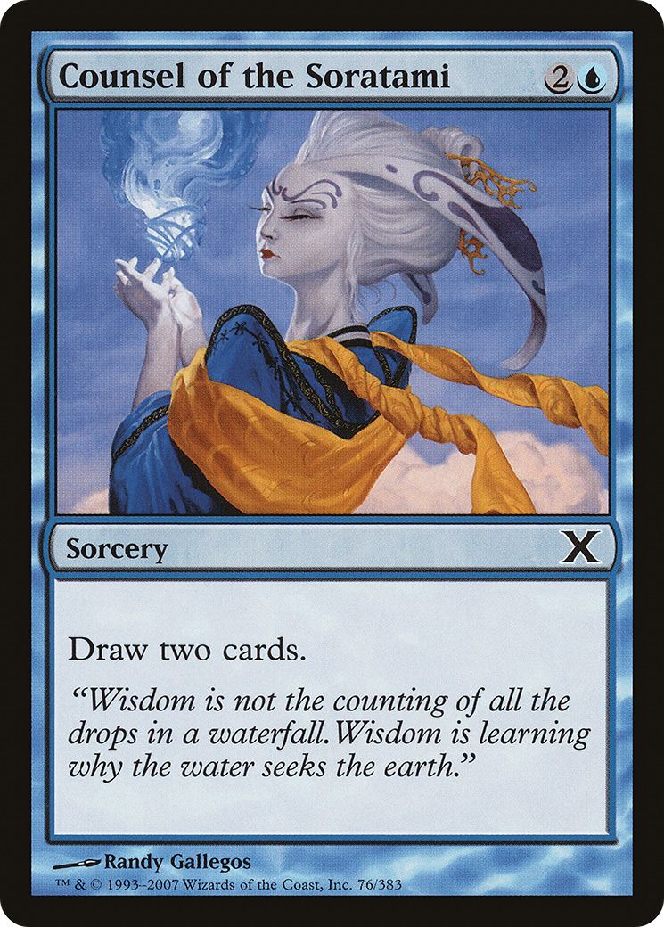 Counsel of the Soratami [Tenth Edition] Foil
