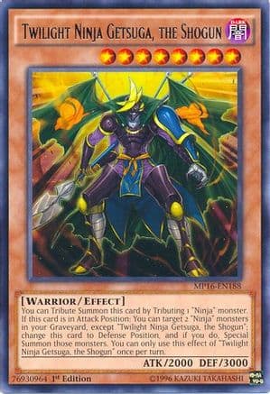 Twilight Ninja Getsuga, the Shogun [MP16-EN188] Rare