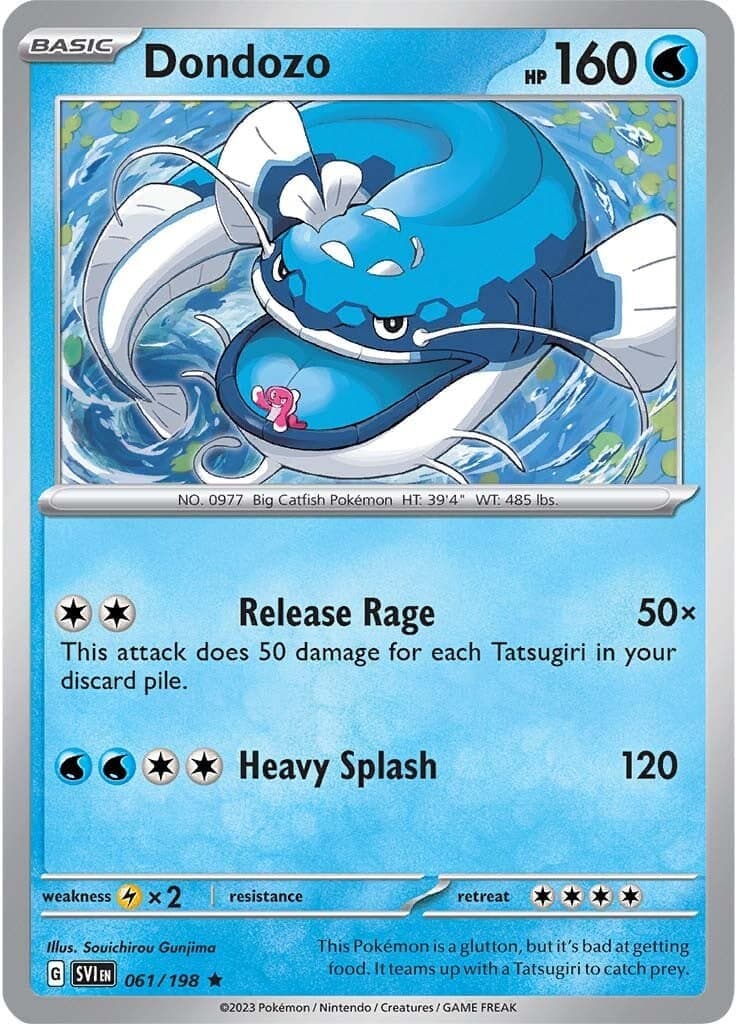 Dondozo 061/198 - SV01 Scarlet & Violet Base Set Reverse Holofoil
