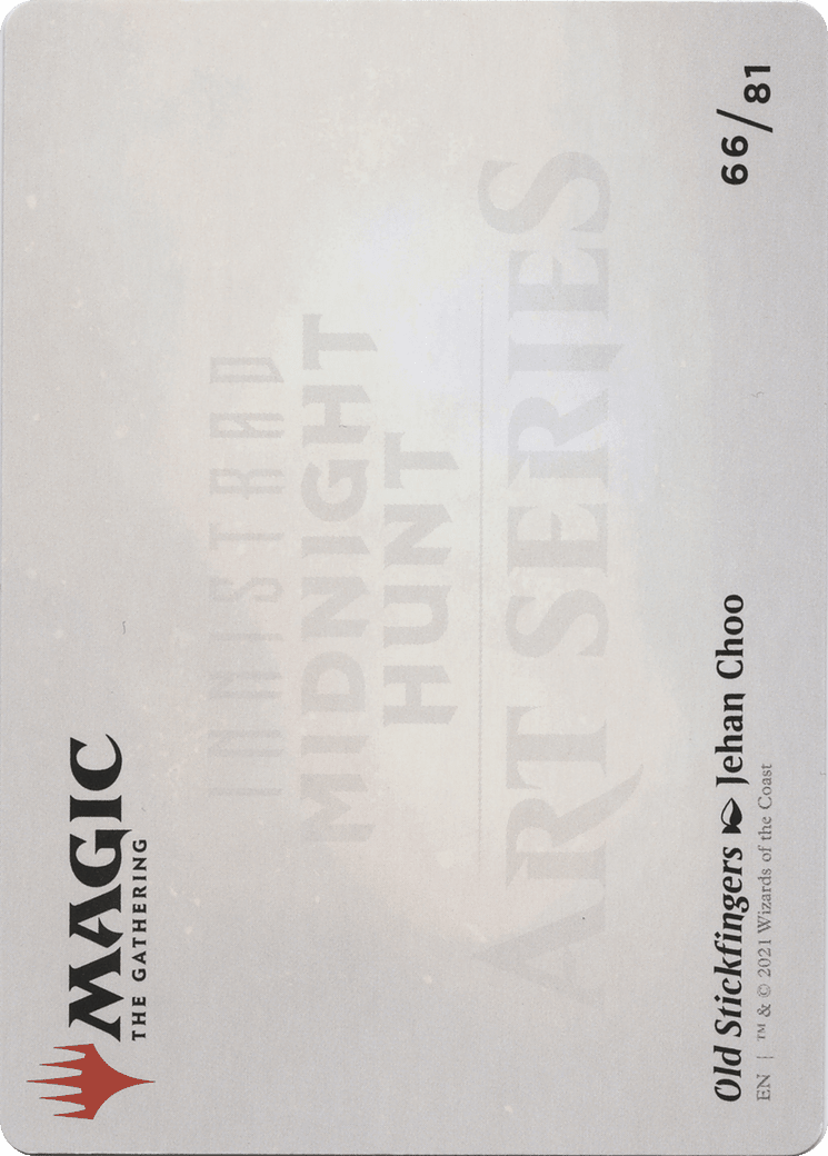 Old Stickfingers // Old Stickfingers (AMID-066) - Midnight Hunt Art Series (Borderless)