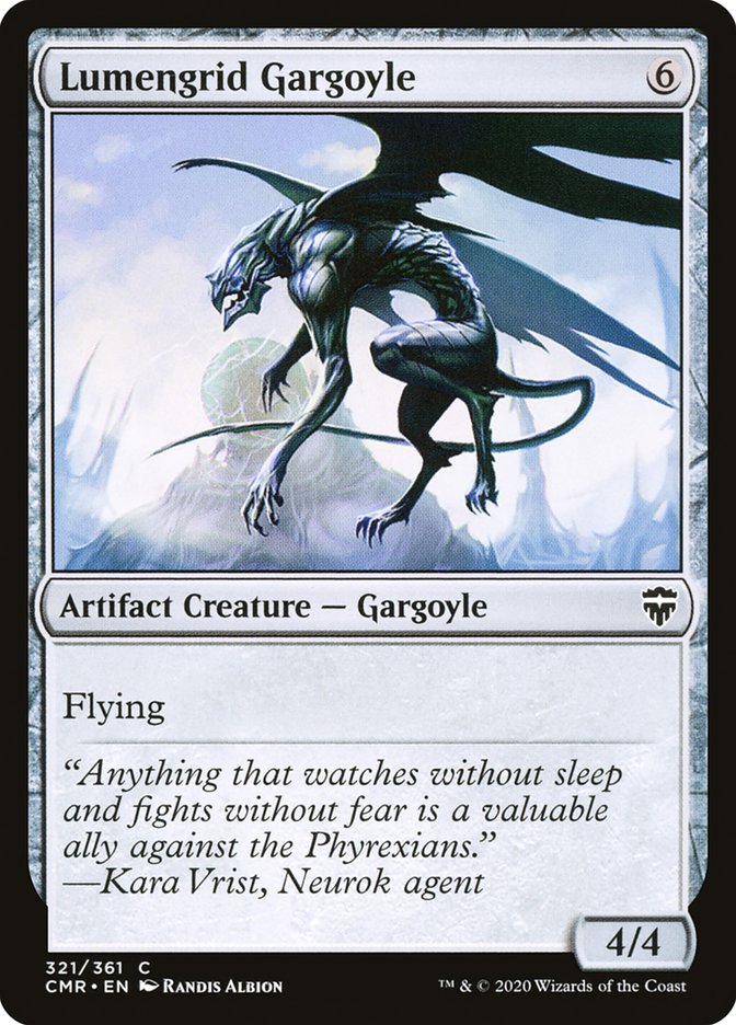 Lumengrid Gargoyle 321 (Commander Legends) 