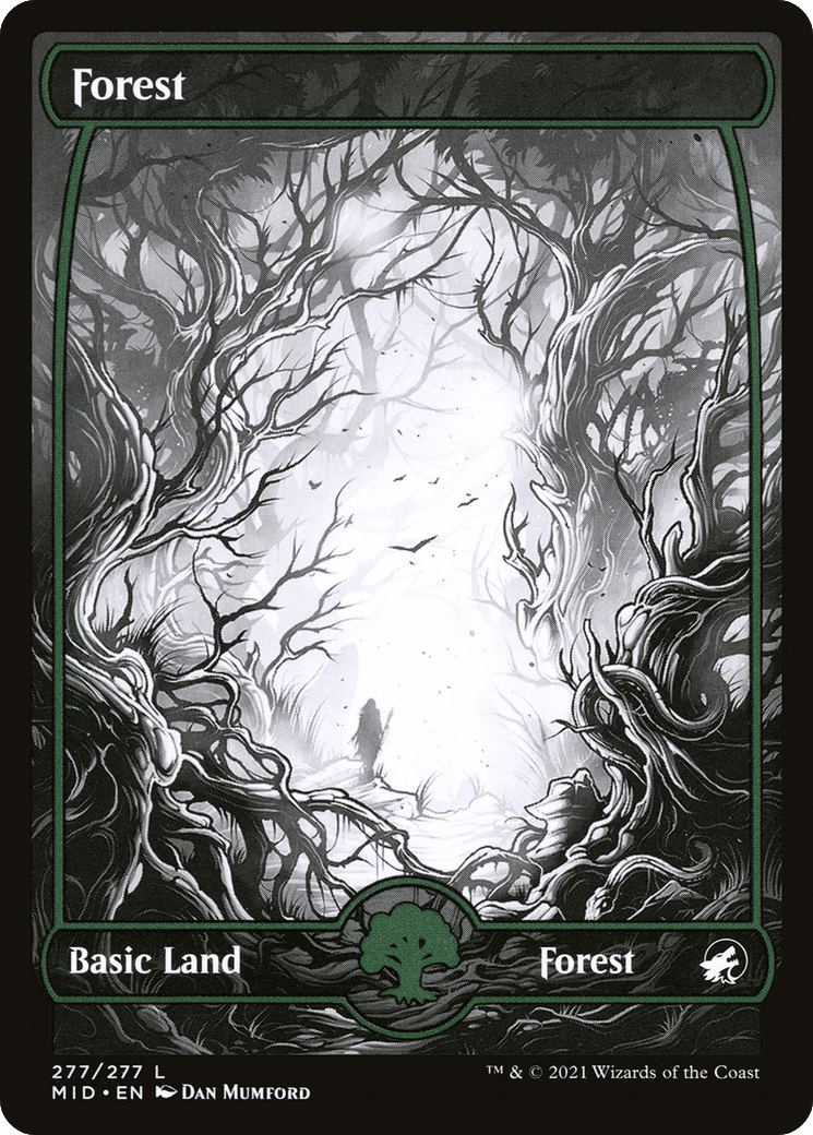 Forest (277) [Innistrad: Midnight Hunt] Foil