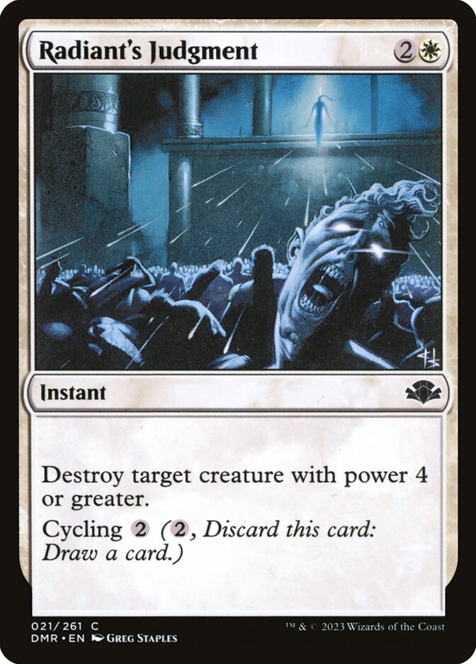 Radiant's Judgment 21 (Dominaria Remastered) 