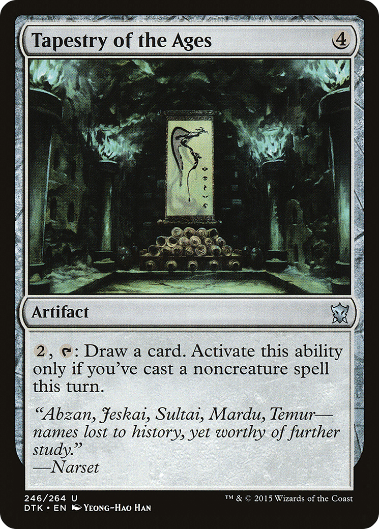 Tapestry of the Ages [Dragons of Tarkir] Foil