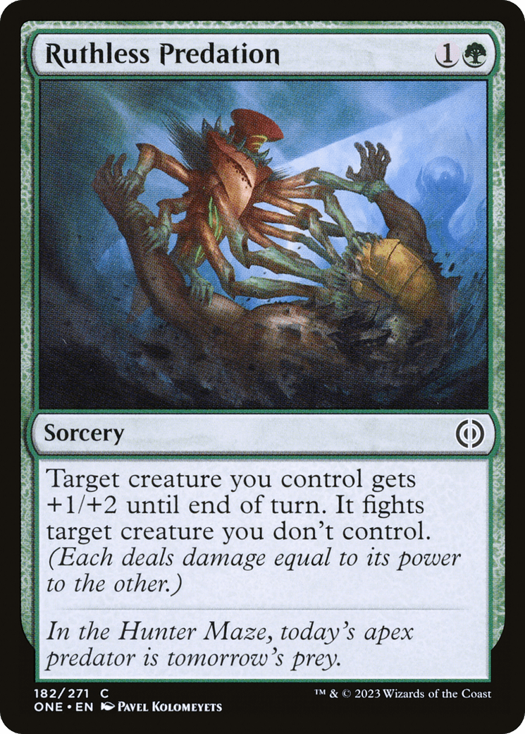 Ruthless Predation [Phyrexia: All Will Be One] Foil