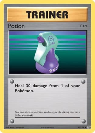Potion 083  - Reverse Holofoil XY  Evolutions - Uncommon