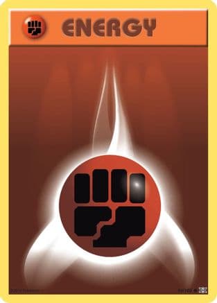 Fighting Energy 096  - Reverse Holofoil XY  Evolutions - Common